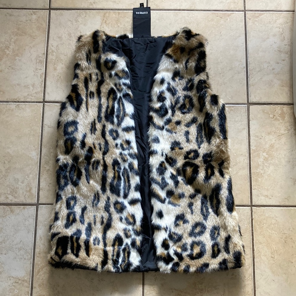 Leopard Print Vest